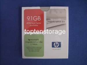 HP C7983A 5,25" 9,1GB wiederbeschreibbare MO Optodiskette - Bild 1 von 2