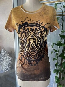 Twilight Saga 2009 New Moon Tribal Wolf Pack Tattoo Sublimated T Shirt Jr XL - Picture 1 of 8