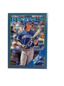 2023 Topps Series 1 Bobby Witt Jr #T88-90 1988 35th Anniversary Blue Parallel
