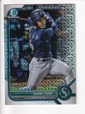 2022 Bowman Chrome Mega Harry Ford Mojo Prospect  Mariners #BCP-189