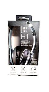 Auriculares estéreo plegables Gentek H1 con micrófono incorporado conexión de 3,5 mm - Imagen 1 de 6