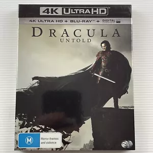 Dracula Untold Blu-ray + 4K Ultra HD UHD Blu-ray 2014 Luke Evans Horror - Picture 1 of 3