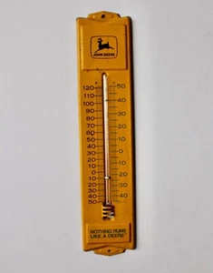 Oldtimer John Deere Traktor Werbung Thermometer - Bild 1 von 3