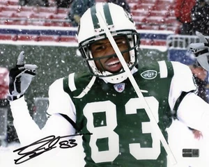 Santana Moss autographed signed 8x10 photo NFL New York Jets Steiner - Picture 1 of 1