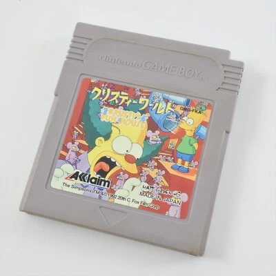 Gameboy KRUSTY WORLD Cartridge Only Nintendo 2101 gbc - Image 1 of 4