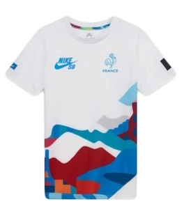 Nike SB x Parra France Federation Kit Crew Jersey Youth Sz L NEW CZ9397 100  - Picture 1 of 2