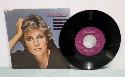 Anne Murray Somebody's Always Saying Goodbye 45 RPM Record LP w/ Picture Sleeve - Image 1 of 2