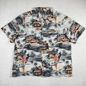 Royal Creations Shirt Mens 3XL Vintage Hawaii Luau Cruise Travel Outrigger Hula - Picture 1 of 11