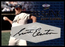 1999 Fleer Ultra Fresh Ink Scott Elarton Auto 0858/1000 Houston Astros #NNO