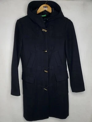Abrigo Parka Vintage United Colors Of Benetton Lana Lona Palanca Talla S  Foto 1 de 4