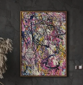Jackson Pollock Abstract Poster Prints, Gallery Art - Picture 1 of 3