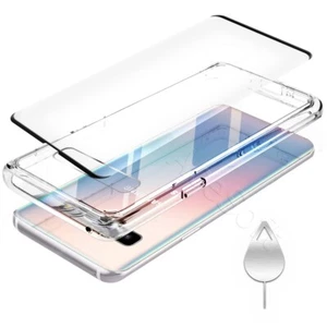 Easy to Install Screen Protector and Case for Samsung Galaxy S10 5G SM-G977U US - Picture 1 of 1