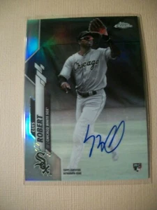 LUIS ROBERT 2020 Topps Chrome Refractor AUTO #RA-LR White Sox RC 040/499 - Picture 1 of 5