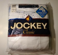 Jockey Classics 3 Boxer Briefs X Large (40-42) White Cotton 1999 Vintage