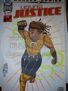 Young Justice leere Variante mit Naomi Skizze *BENEFITS LCS* - Bild 1 von 1