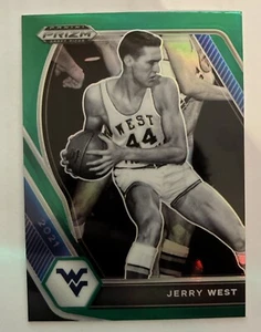 2021-22 Panini Prizm Draft Picks Pallacanestro Verde Prizm Jerry West WV #100 - Foto 1 di 2