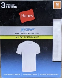 Hanes T-Shirt Pack Medium Shirts Mens 3 X-Temp Comfort Cool All Day Performance - Picture 1 of 6
