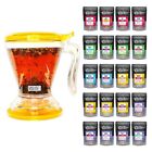 Tiesta Tea Discovery Tea Sampler Set and Brewmaster Tea Infuser Bundle, 20 Lo...