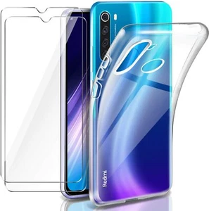 CUSTODIA COVER per XIAOMI REDMI NOTE 8 + 2x(Pack) PELLICOLA VETRO TEMPERATO - Foto 1 di 7