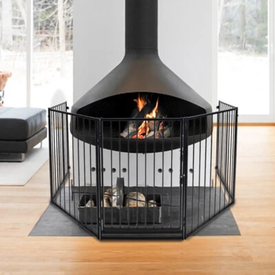 Kaminschutzgitter Absperrgitter Türschutzgitter 5 Stück Hundebarriere Kinder - Bild 1 von 4