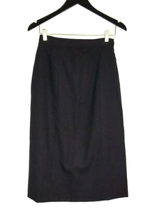 Peruvian Connection Baby Alpaca Wool Skirt Size 6 Brown Straight Pencil Capsule - Picture 1 of 8