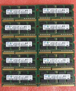 Samsung Job Lot 10x4GB DDR3 PC3-12800S 1600MHz SODIMM Laptop RAM Memory 204pin - Picture 1 of 1