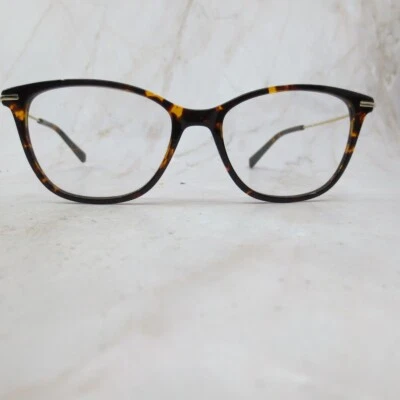 Jones New York Eyeglasses Frame Womens Brown Tortoise Full Rim Cat Eye 54-17-140 - Image 1 of 4