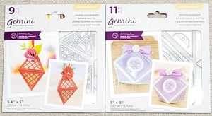 2 Troqueles Gemini Dimensionals Papercraft Caja Favor` NUEVO Compañero Artesano - Imagen 1 de 2