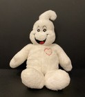 Build A Bear Workshop BOORIFIC WHITE GHOST Plush Halloween 18" Glow In The Dark