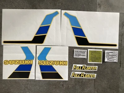 Juego completo de calcomanías/kit de pegatinas/kit de gráficos Suzuki TS250 1984 Foto 1 de 4