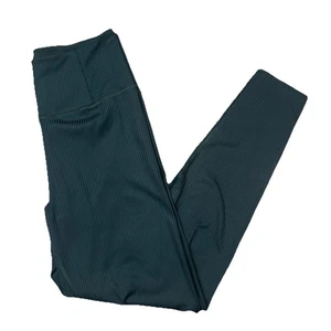 Girlfriend Collective grüne Daydream gerippte hoch geschnittene Leggings Damengröße Small - Bild 1 von 8