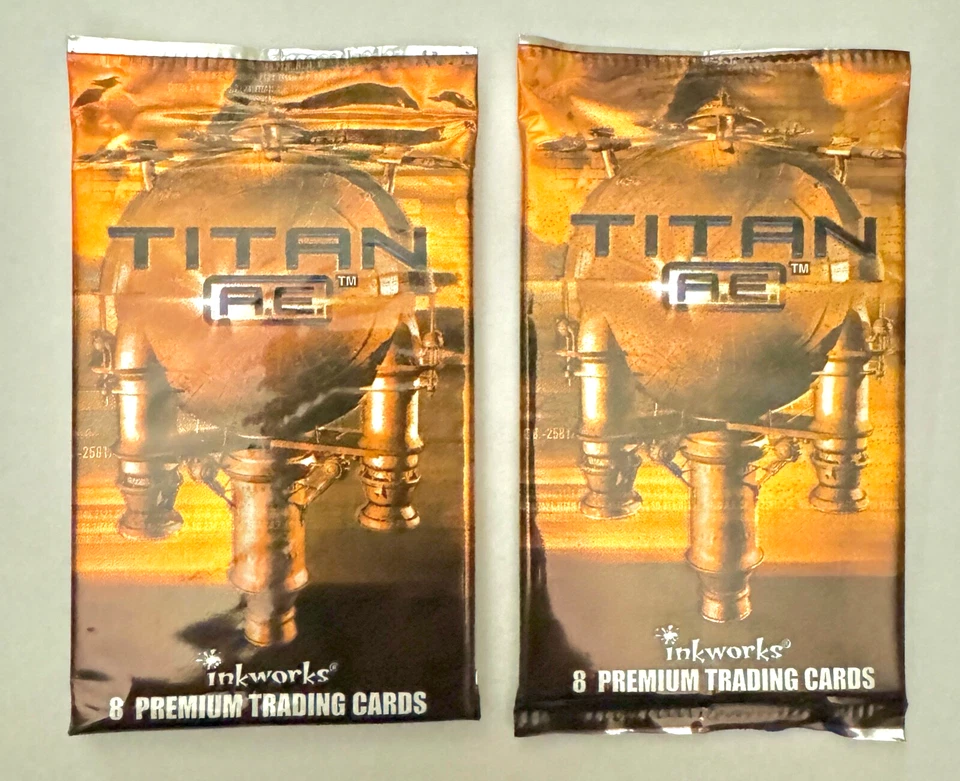 2000 INKWORKS TITAN A.E. PREMIUM MOVIE TRADING Factory Trading Card Pack