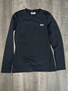 Under Armour ColdGear Fitted Langarmshirt Schwarz Größe L - Bild 1 von 4