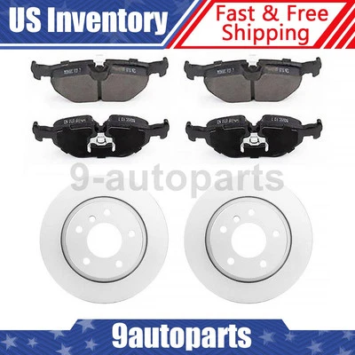 Rotores de freno traseros y pastillas de freno de cerámica para BMW 328Ci 2000 Foto 1 de 4