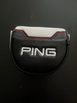 Cubierta de cabeza Ping Mallet Putter blanco/negro/rojo Foto 1 de 3