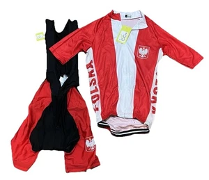 Team Polen, Kurzarm Rad Skin-Anzug Medium Neu - Bild 1 von 4
