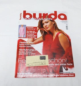 burda Moden 12/2004 Nähen Schnittmuster Kleider Unterwäsche festliche Kleidung  - Bild 1 von 7