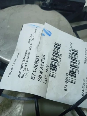 Radiator Fan Motor Fan Assembly AWD Fits 10-15 MAZDA CX-9 3974628 - Image 1 of 4