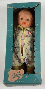 Vintage Jolly Doll Baby Puppe Junge 12" H - Bild 1 von 8