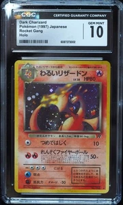 Dark Charizard 6 CGC 10 Gem Mint Rocket Gang Pokemon Card, Awesome Swirl! - Picture 1 of 4