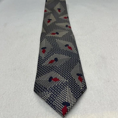 Polo Ralph Lauren Men's Silk Necktie, Blue, Red, Beige - Image 1 of 4