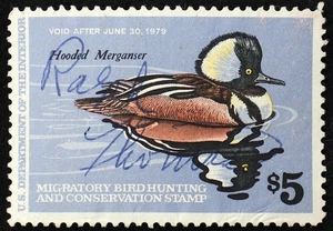 U.S. Used Stamp Scott #RW45 $5 Federal Duck Hunting. Very Fine. Choice! - Picture 1 of 2
