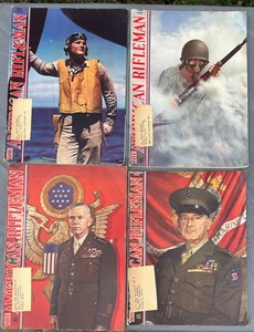 4 Vintage 1940s American Rifleman Magazine Post-World War 2 Era - Picture 1 of 6