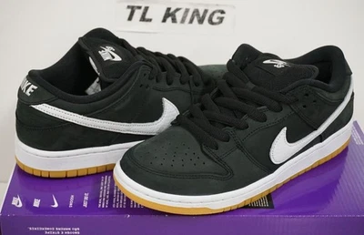 Nike SB Dunk Low Pro черные резинки низ ограниченный выпуск редкие CD2563-006 EM - Изображение 1 из 4