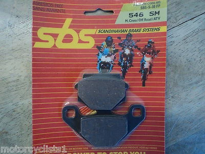 PASTILLAS FRENO DELANTERAS SBS KTM KAWASAKI MX 125 250 EXC 350 KX 125 250 500 546SM FA67 Foto 1 de 2