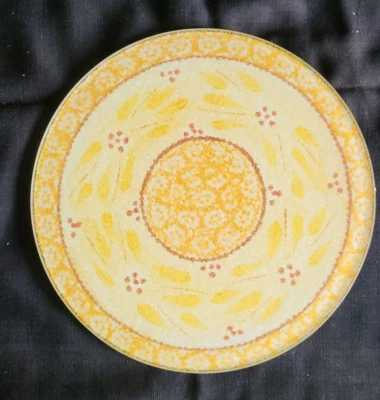 Temptations by Tara Old World 黄色 7 英寸鹅卵石玻璃热垫/铆钉  — 第 1/4 张图片