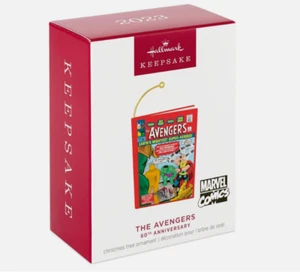 2023 HALLMARK - THE AVENGERS 60TH ANNIVERSARY - MARVEL COMICS - MINT IN BOX - Picture 1 of 1
