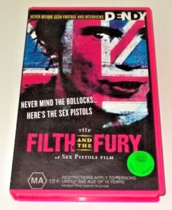 The Filth and the Fury VHS Pal The Sex Pistols Documentary - Picture 1 of 3