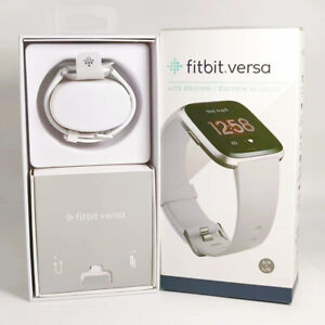 Fitbit Versa Lite Activity Tracker Fitness Smartwatch FB415 White
