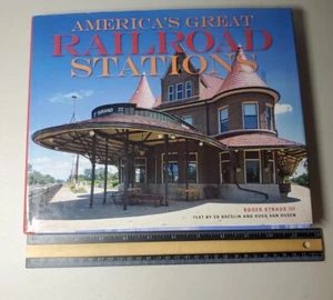 Americas Great Railroad Stations Hardcover Book Roger Straus - Bild 1 von 17